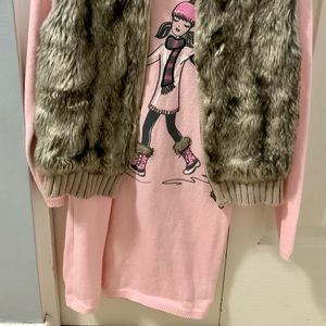 Girls 6x sweater dress, excellent condition